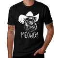 Meowdy Texas Cat Meme Men Women Girls Kids  Soft T-Shirt