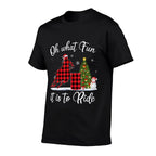 Barrel Racing Oh What Fun It Is To Ride Horse For Christmas  Moisture-wicking T-Shirt