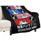 Kessoku Band Line Up Lightweight Throw Blanket