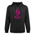 70th Birthday T-shirt Seventy And Fabulous for Women Kangaroo Pocket Hoodie