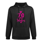 70th Birthday T-shirt Seventy And Fabulous for Women Kangaroo Pocket Hoodie