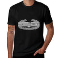 Combat Action Badge (CAB) - US Army  Heathered Texture T-Shirt