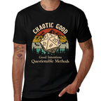 Chaotic Good Intentions Questionable Methods  Lightweight T-Shirt