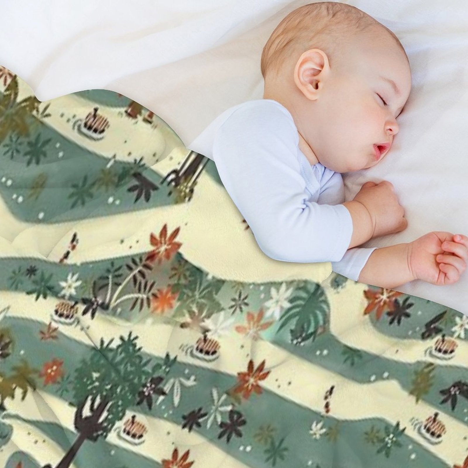 Jungle Cruise Print Sustainable Throw Blanket