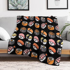 Sushi Family! Gift-ready Throw Blanket