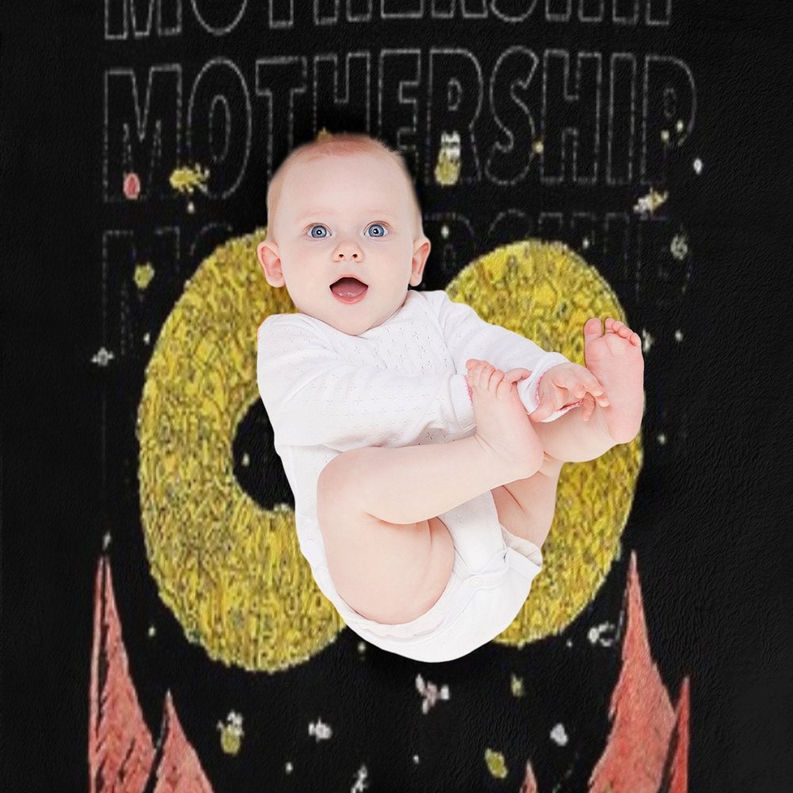 Dance Gavin Dance Mothership Graphic Design Sustainable Throw Blanket