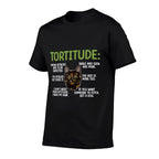 Tortitude Tortie Cat Lover Tortoiseshell Cat Owner  Heathered Texture T-Shirt