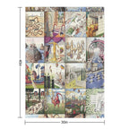 Codex Seraphinianus Velvety-soft Throw Blanket