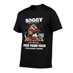 Soggy Beaver BBQ If Its Not All Over Your Face Beaver  Oversized Silhouette T-Shirt