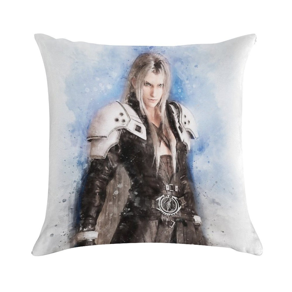 Sephiroth Watercolor Soft Ultra-Soft Texture Throw Pillow
