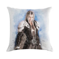 Sephiroth Watercolor Soft Ultra-Soft Texture Throw Pillow