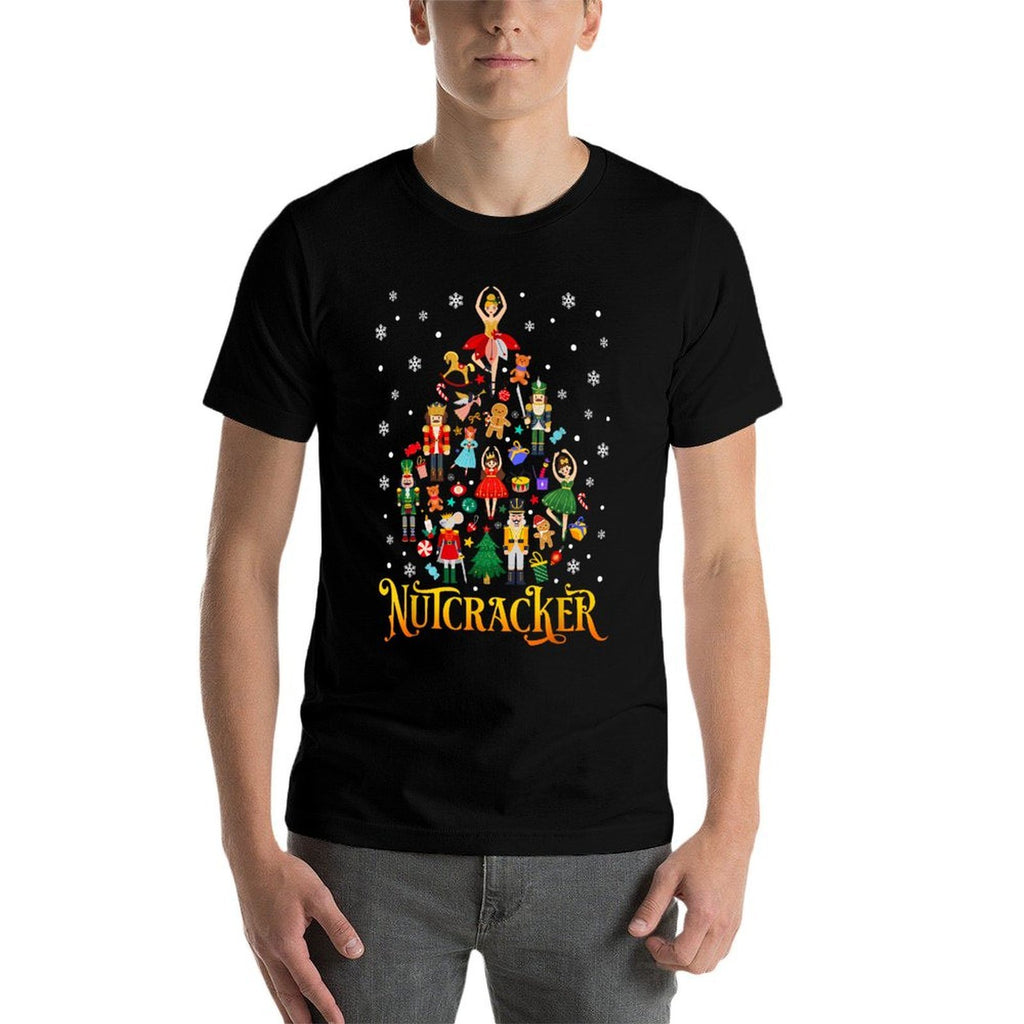 Vintage Christmas Nutcracker Squad Matching Family Christmas  Slim-fit Cut T-Shirt