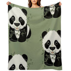 Panda Durable Throw Blanket