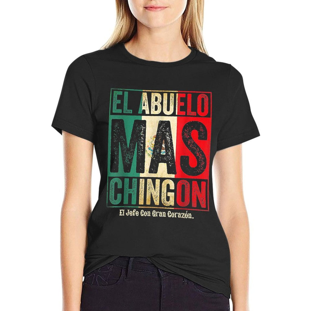 El Abuelo Mas Chingon Jefe Con Gran Corazon  Relaxed-fit T-Shirt