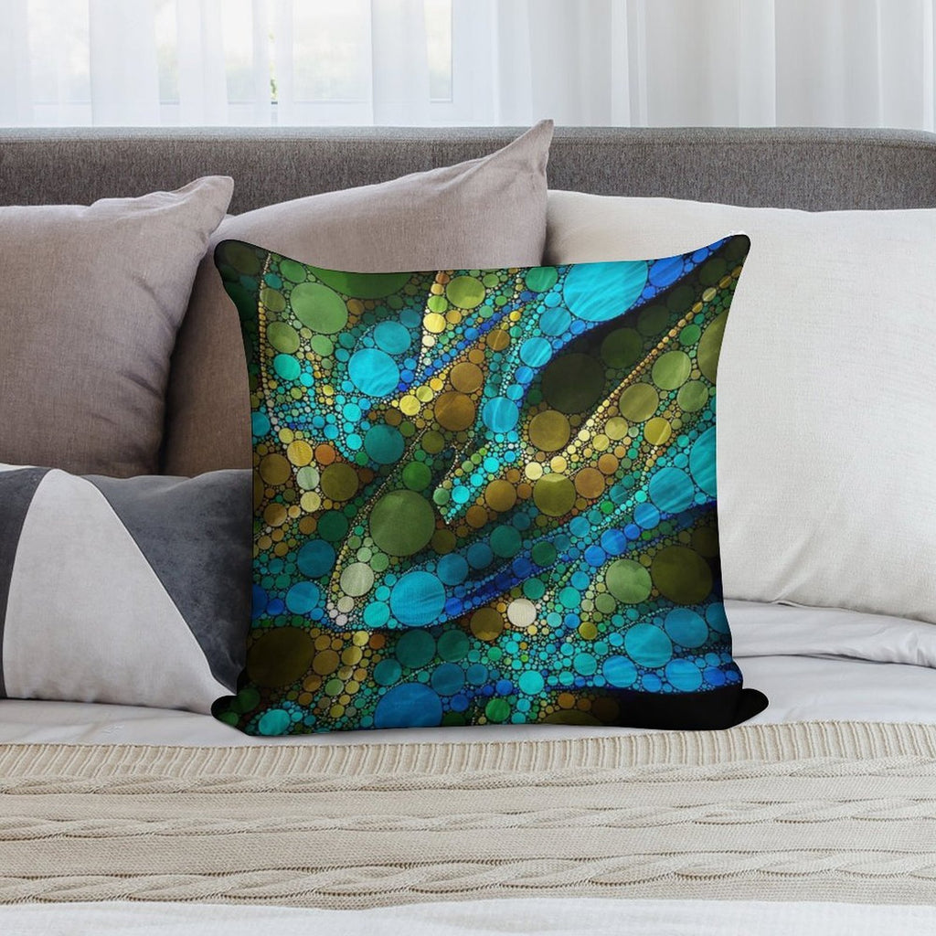 Peacock Impressions Soft Decorative Cover Throw Pillow