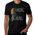 Funny Sharing Is Caring Upside Down Pineapple Swinger  Eco-friendly Material T-Shirt