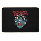 The Dungeons And Dragons Retro Wave  Dirt-Trapping Bath Mat