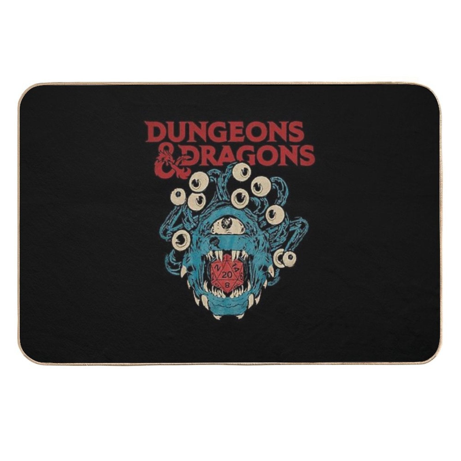 The Dungeons And Dragons Retro Wave  Dirt-Trapping Bath Mat