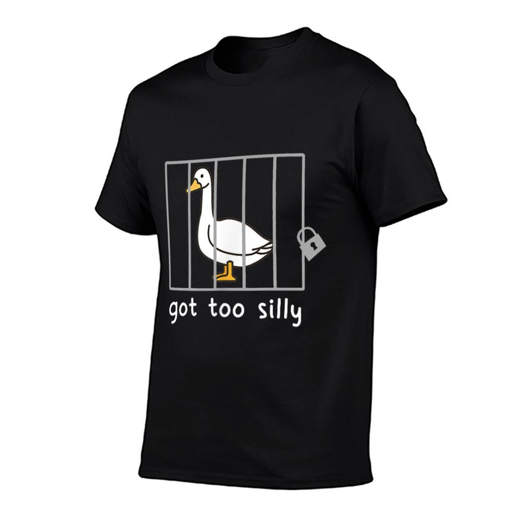 Got Too Silly Goose In Jail Humor Duck Animal Silly Mode  Affordable Price T-Shirt