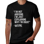 Personalized Name Fathers Day Outfit For Men WAYNE Quote Funny Birthday Custom Name Idea Engineer  Classic T-Shirt