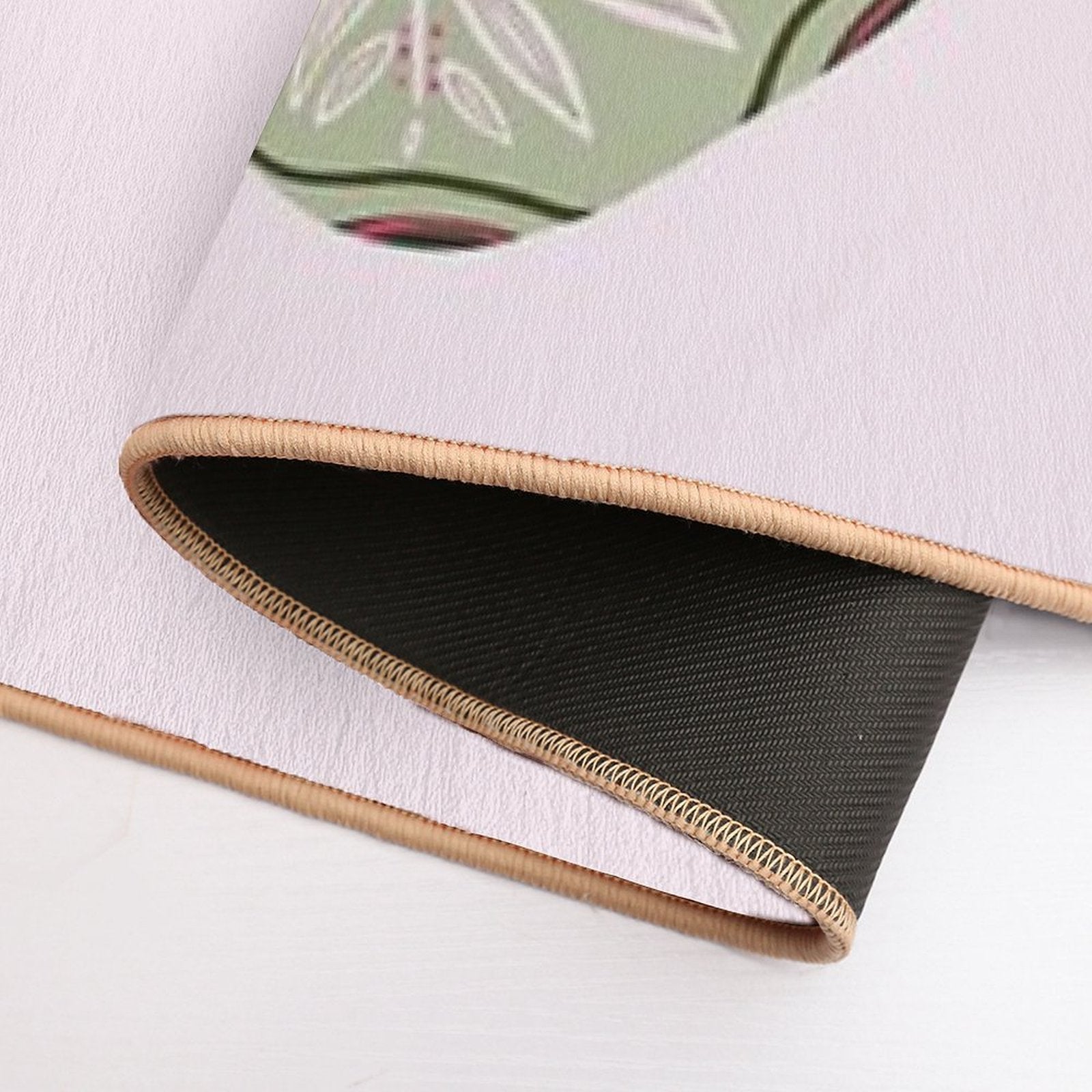 Monstera Butterfly  Anti-Trip Bath Mat