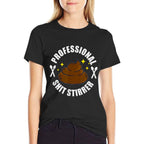 Shit Stirrer Professional - Poo Funny Trouble Maker  Classic T-Shirt