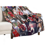 Leah Williamson Beautiful Aesthetic Collage Art Velvety-soft Throw Blanket