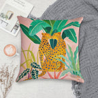 Cheetah Crush Soft Anti-Pilling Throw Pillow