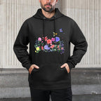 Floral Subtle Anti Trump Democrat Liberal Pilling-Resistant Hoodie