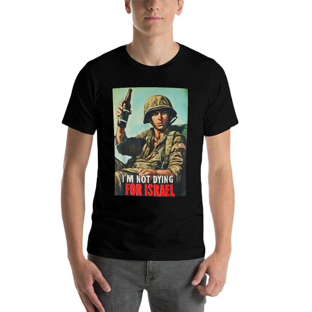 IM Not Dying For ISRAEL, Trump American 2025  Polyester Blend T-Shirt
