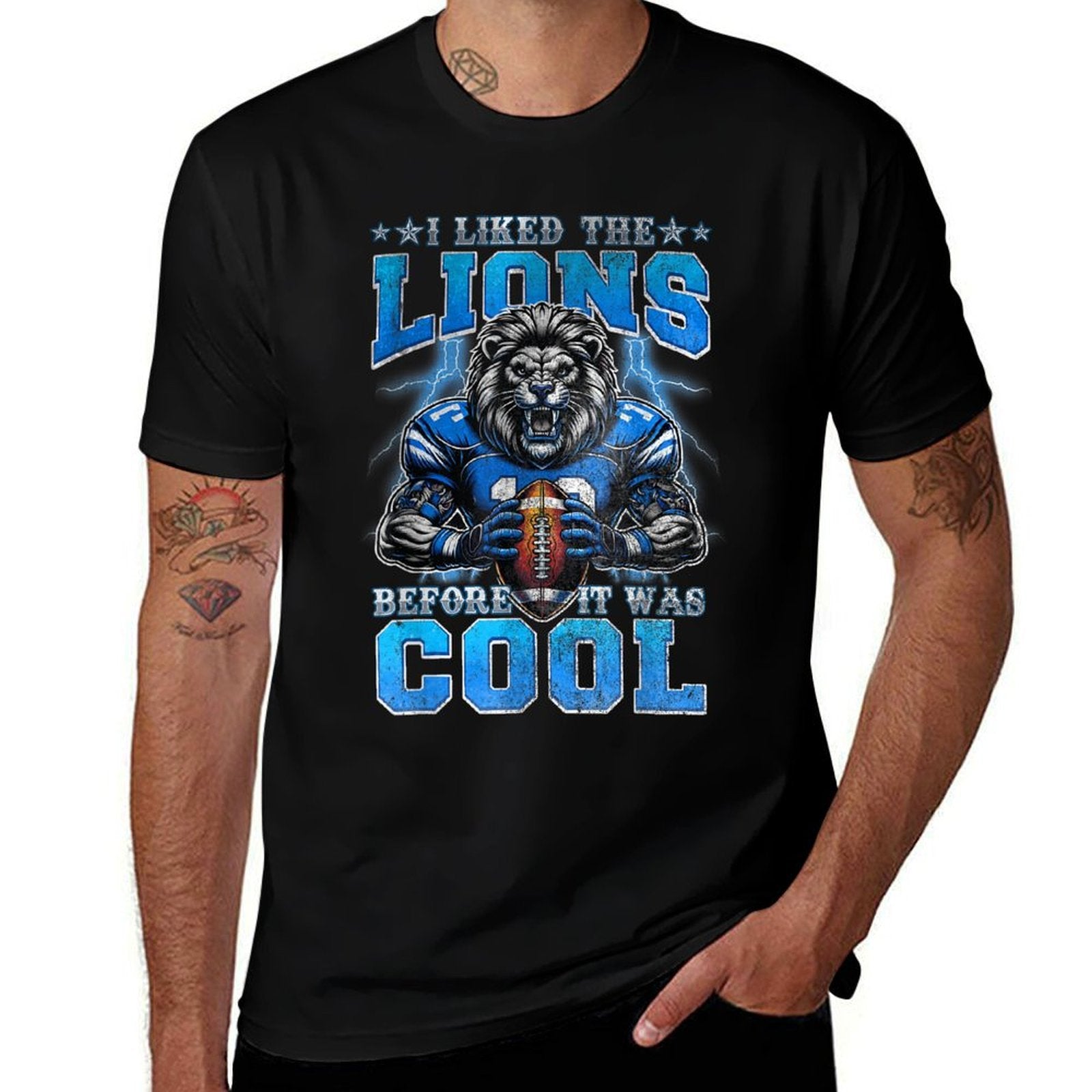 I Was A Lions Fan Before It Was Cool Lions Fan  Soft T-Shirt