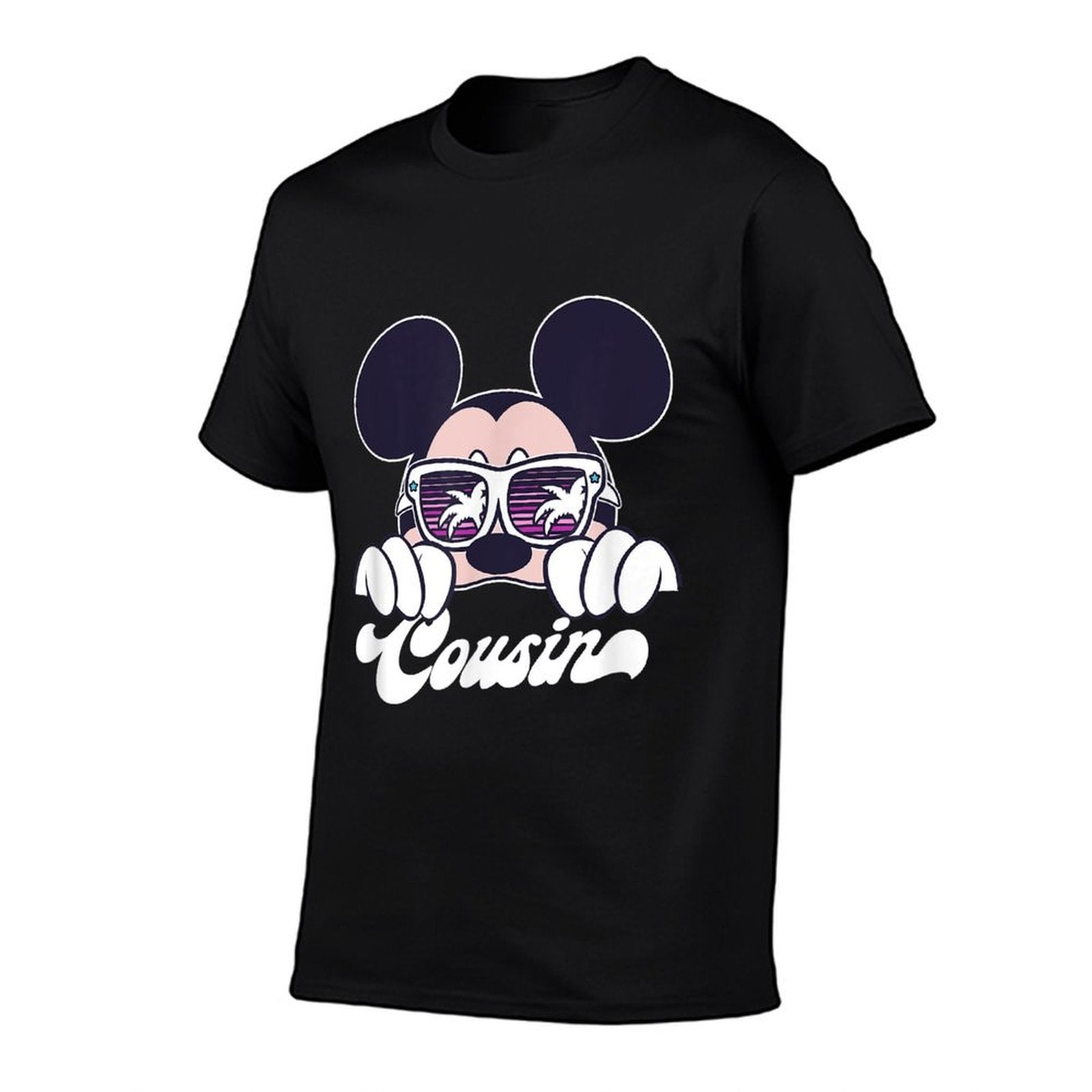 Disney Mickey And Friends Mickey Summer Vibes Cousin Logo  Relaxed-fit T-Shirt