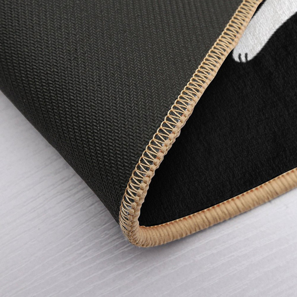 Bull Terrier Dog Cute Illustration  Pet-Safe Bath Mat