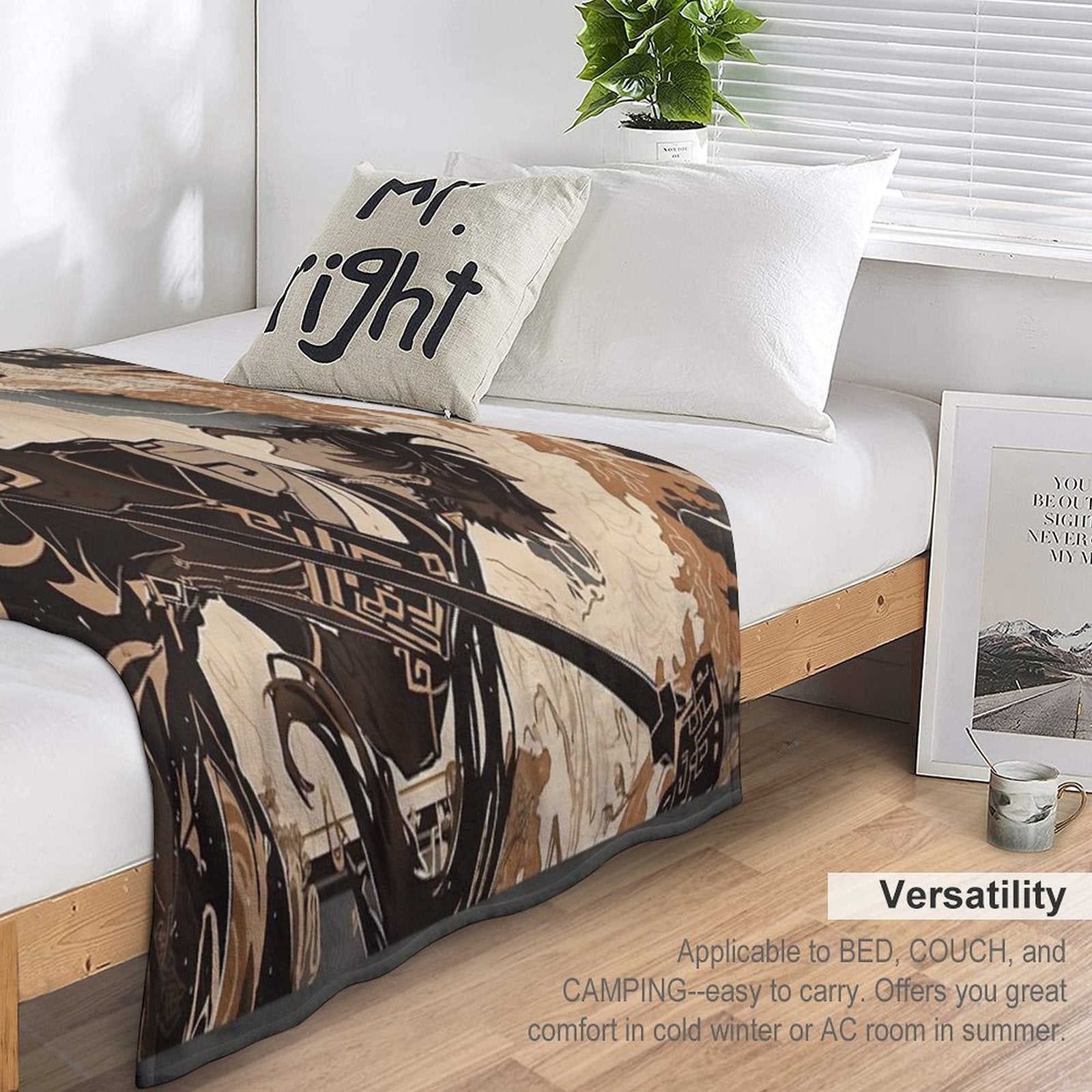 Traditional Zhongli Versatility Throw Blanket