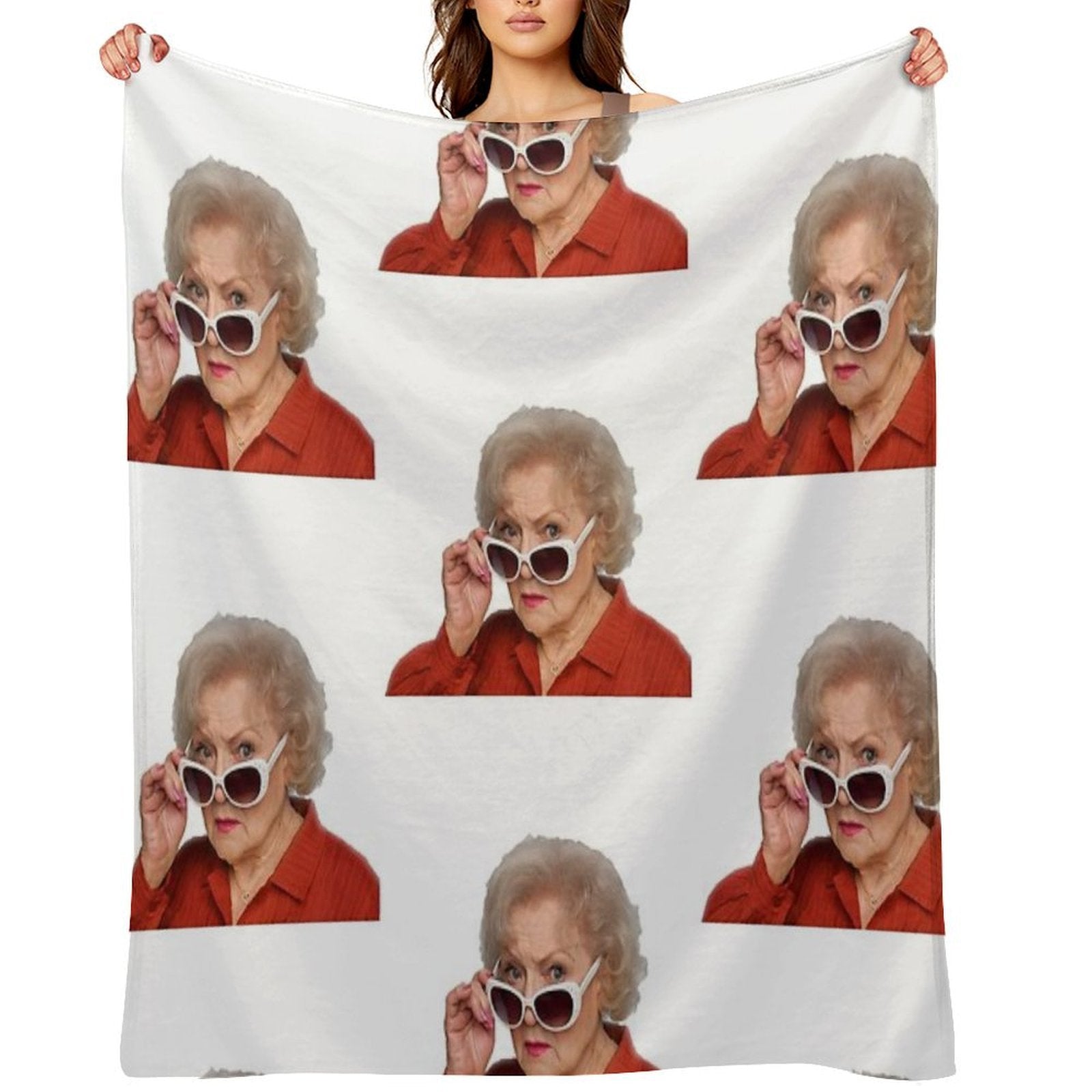 Betty White Durable Throw Blanket