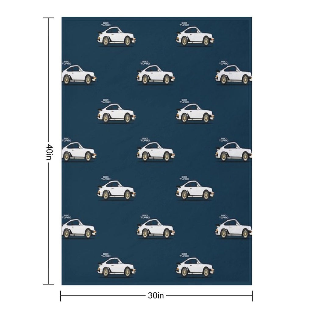 The 930 Turbo Compact Throw Blanket