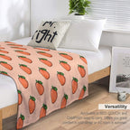 Cute Peach Multi-functional Throw Blanket