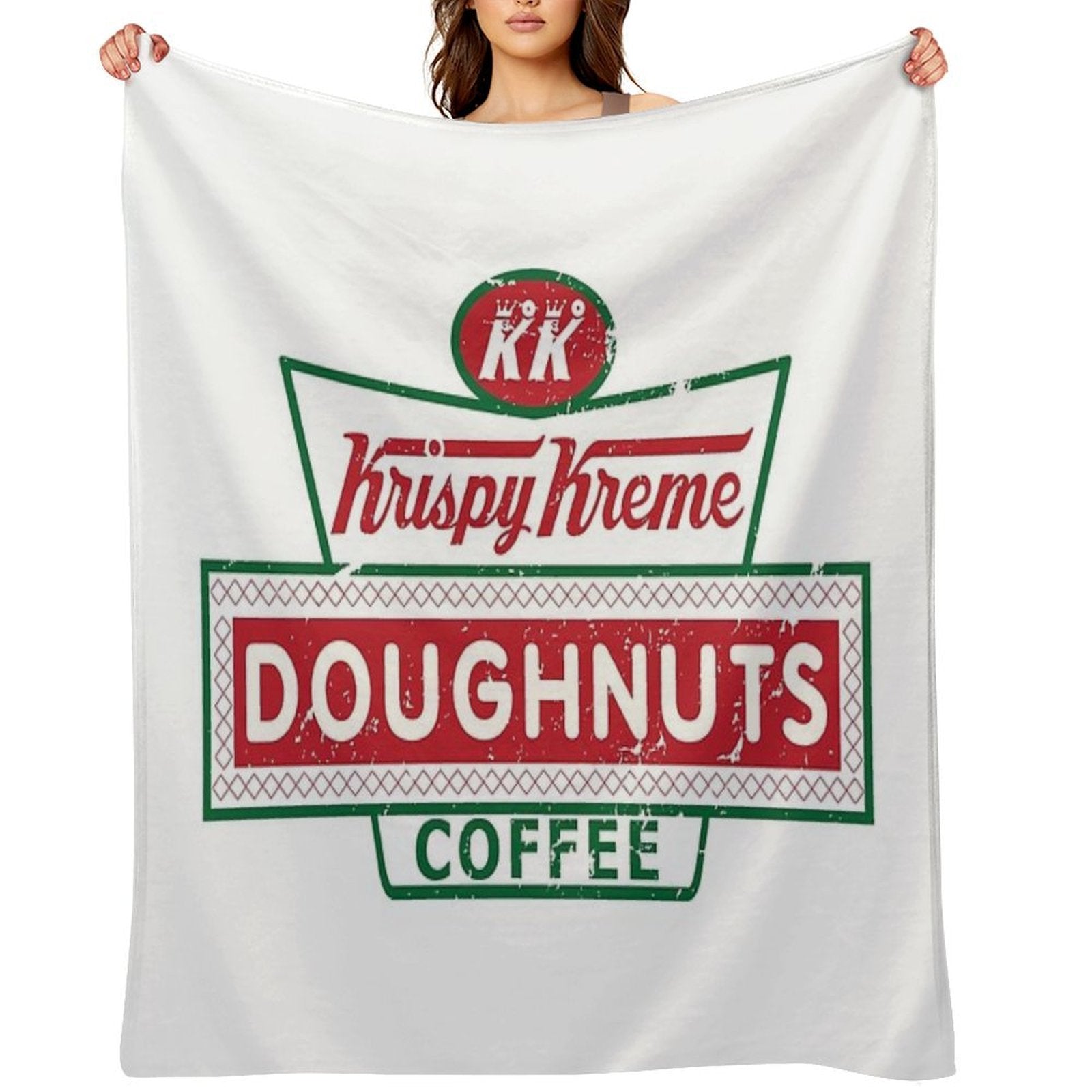 Neon Betta Krispy Kreme AFans Out Wrinkle-free Throw Blanket