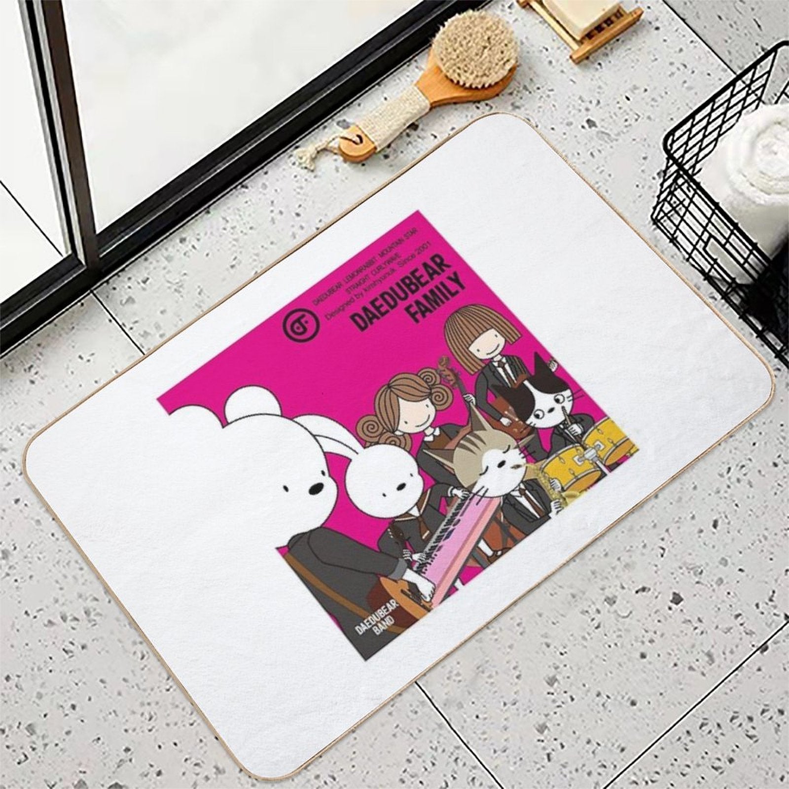 Daedubear Band  Pet-Safe Bath Mat