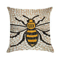 Manchester Bee Soft Fade-Resistant Throw Pillow