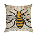 Manchester Bee Soft Fade-Resistant Throw Pillow