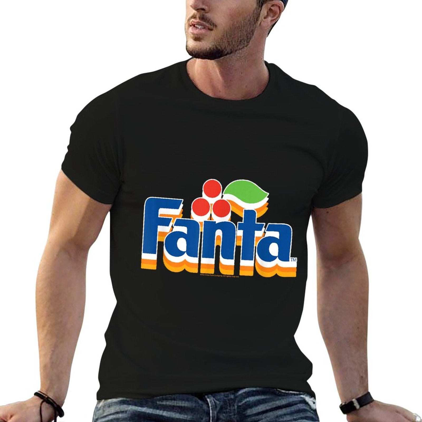 Coca-Cola - Stacked Fanta Logo  Durable T-Shirt