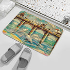 Dolphin Pier  Pet-Safe Bath Mat
