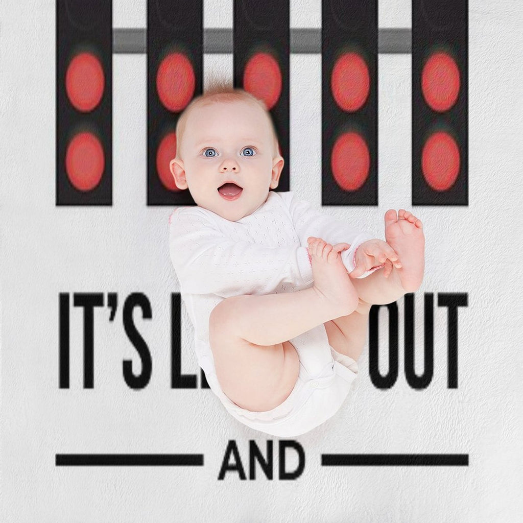 It's Lights Out And Away We Go Sustainable Throw Blanket