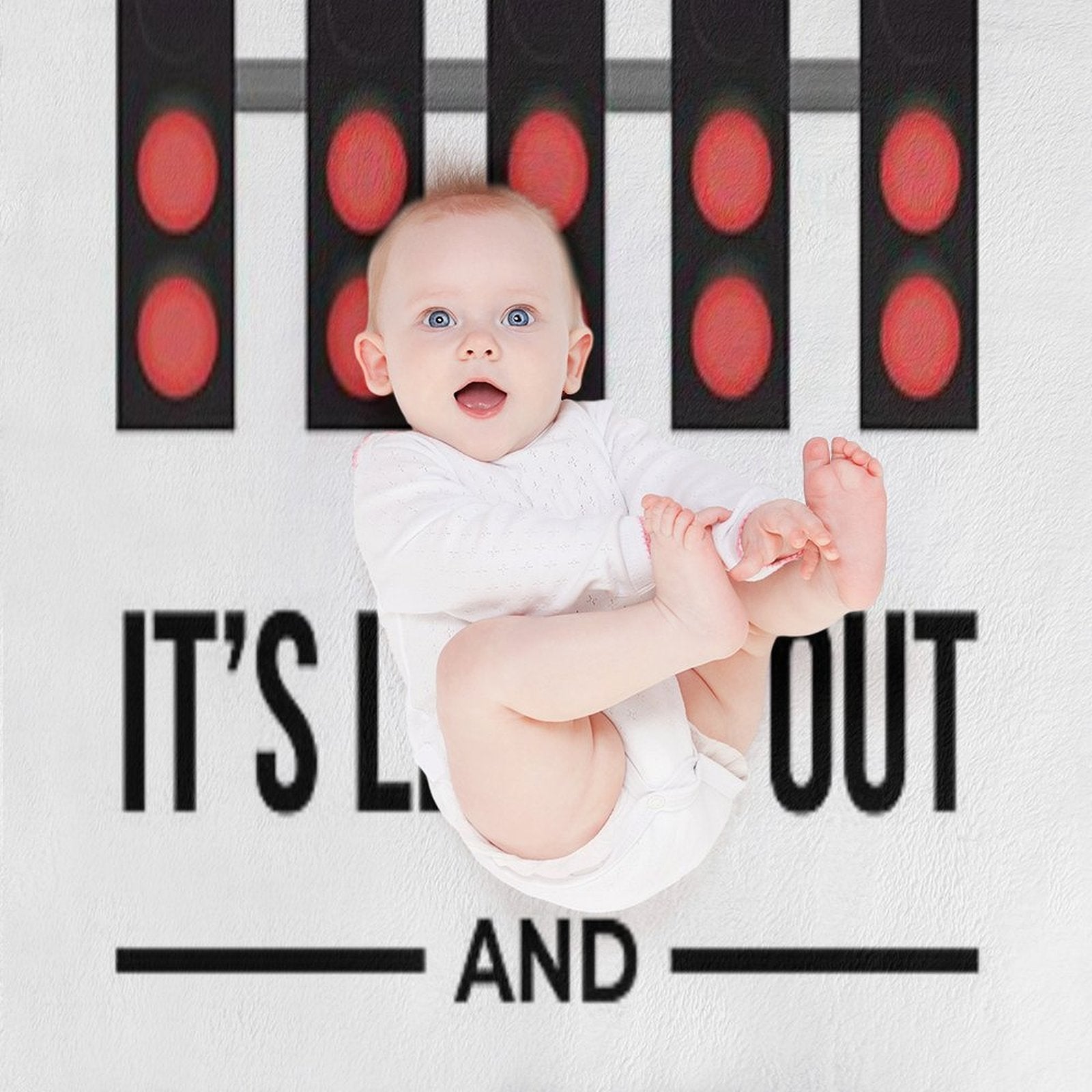 It's Lights Out And Away We Go Sustainable Throw Blanket