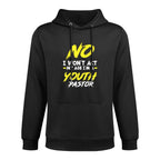 Funny I Wont Act My Age Im A Youth Pastor Christian Kangaroo Pocket Hoodie