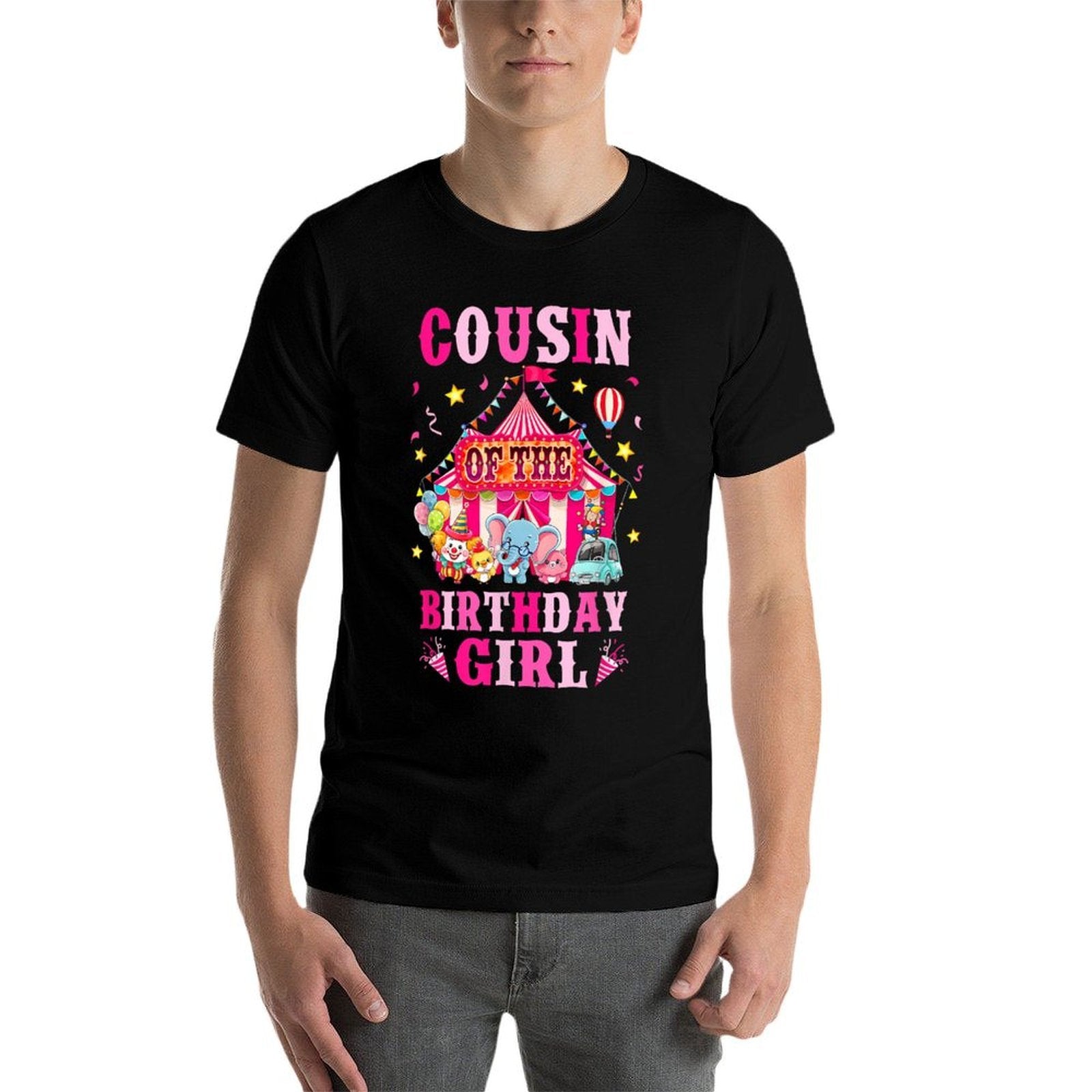 Cousin Of The Birthday Girl Circus Carnival Family Party  Relaxed-fit T-Shirt
