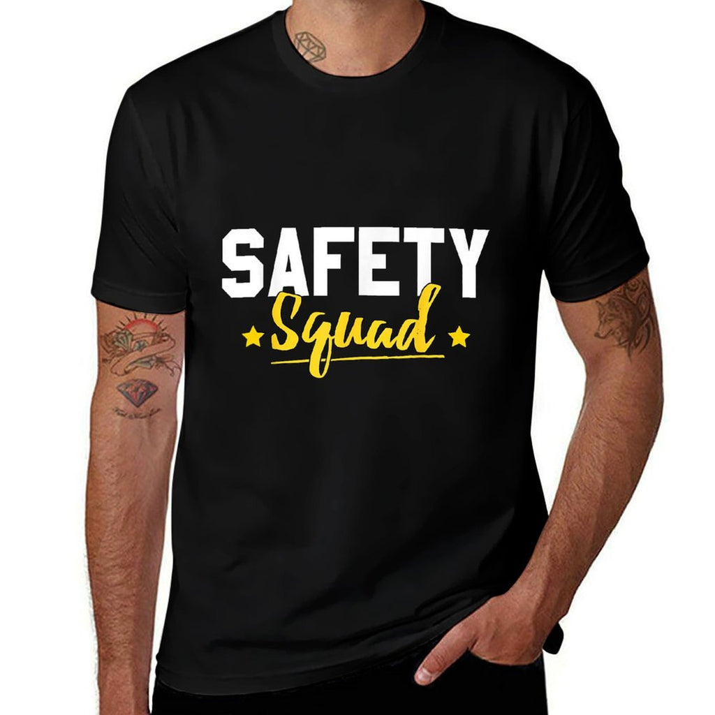 Occupational Health Safety Officer Manager Supervisor Squad  High-quality Stitching T-Shirt