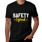 Occupational Health Safety Officer Manager Supervisor Squad  High-quality Stitching T-Shirt