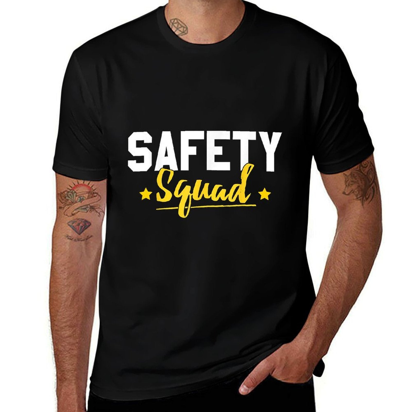 Occupational Health Safety Officer Manager Supervisor Squad  High-quality Stitching T-Shirt